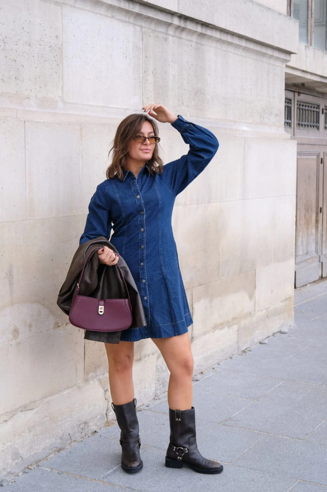 Neo Noir Hanne Denim Dress