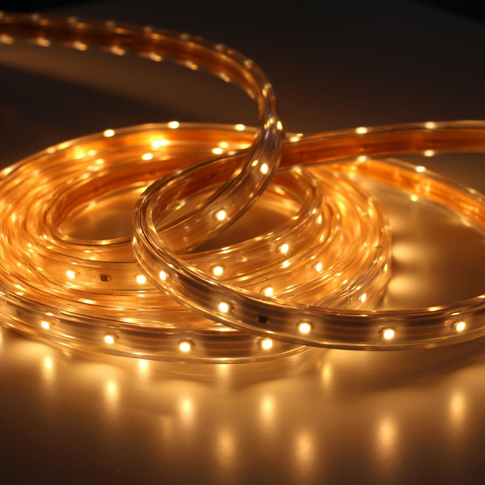 Cordon lumineux ribbon'line blanc chaud - 300 - led smd - prolongeable - chromex