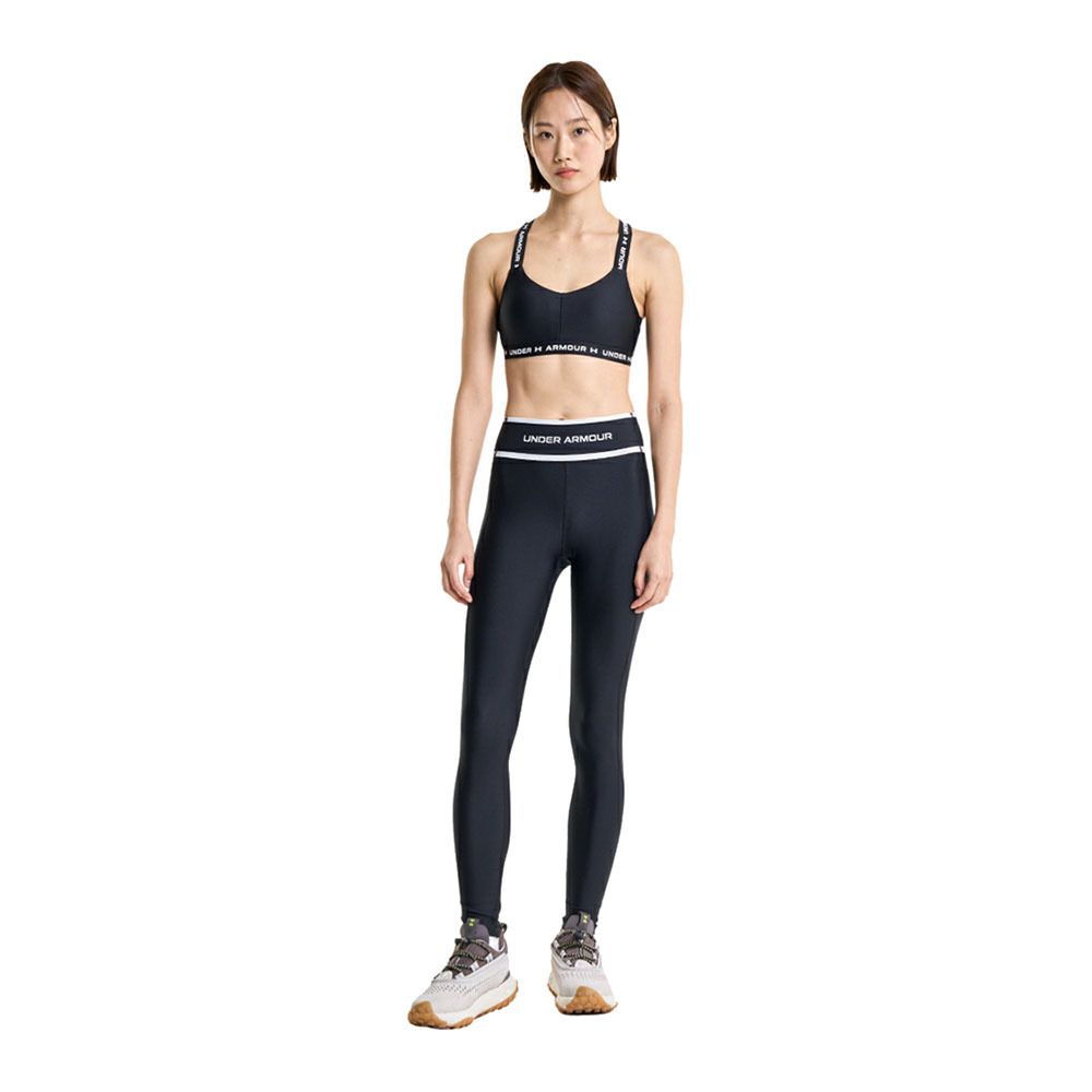 Under Armour UA CROSSBACK LOW - Brassière Femme black/white/white