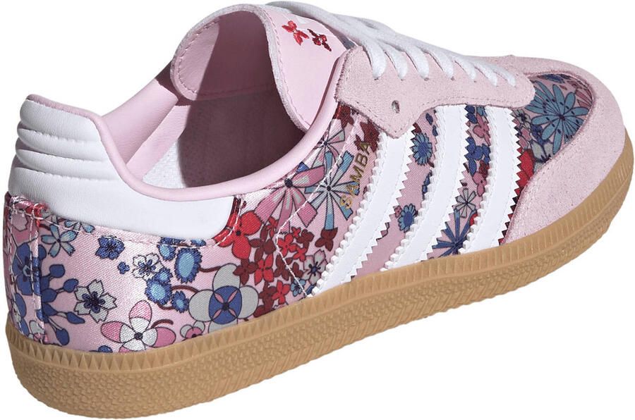 ADIDAS ORIGINALS Sneakers ' x Liberty London Samba OG' blauw rosa donkerrood wit