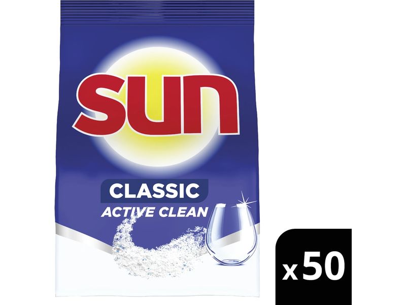 SUN Geschirrspülmittel Classic Pulver Regular 950 g Kraftvolle Basis-Reinigung mit Aktiv-Sauerstoff