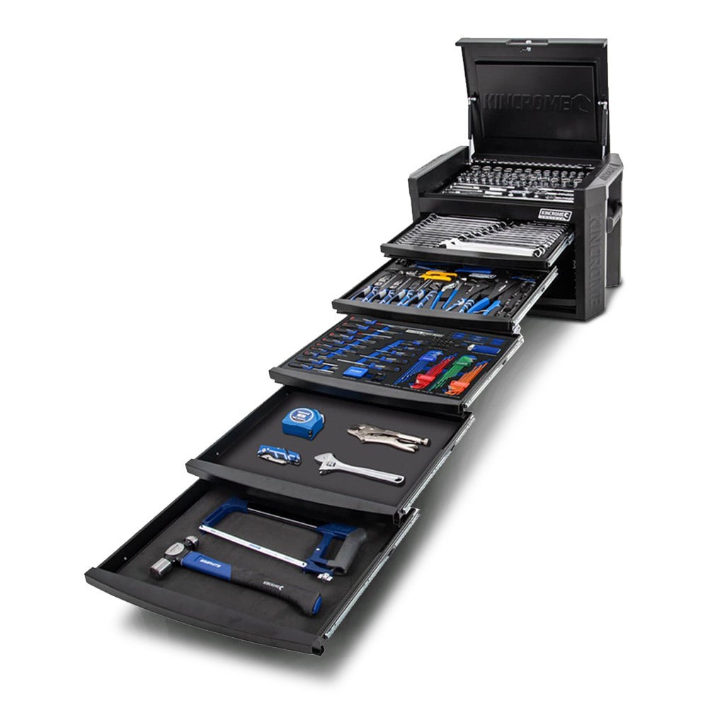 KINCROME TFL 246 Piece 6 Drawer Contour Tool Kit Black P1800MB