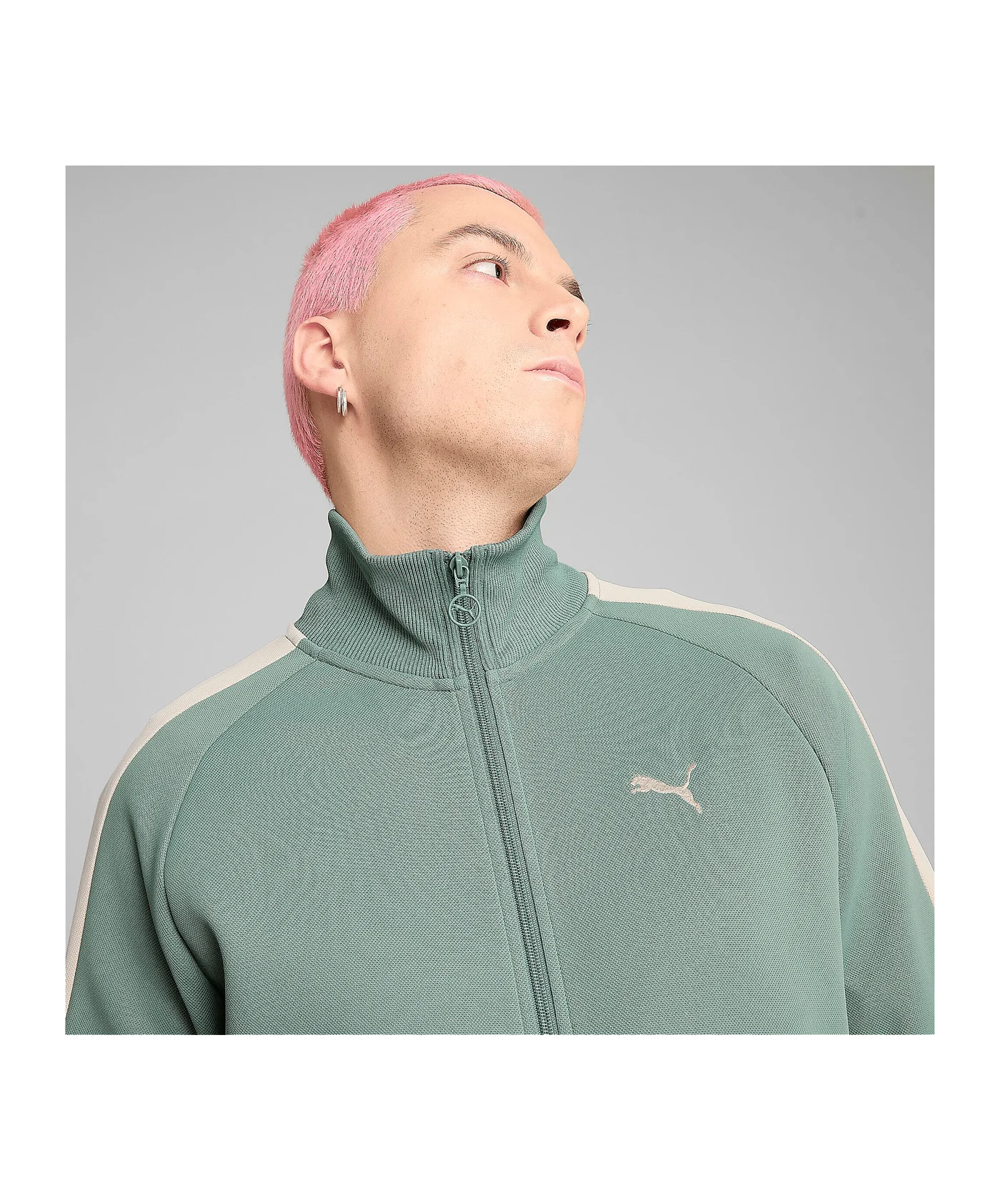 PUMA T7 ALWAYS ON Track Jacke Grün F30