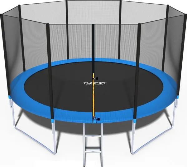 Funfit havetrampolin med udendørs net 13FT 404 cm