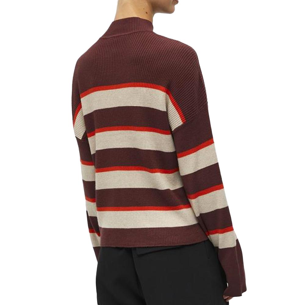 Object Pull Beige/Bordeaux Femme Object Bright