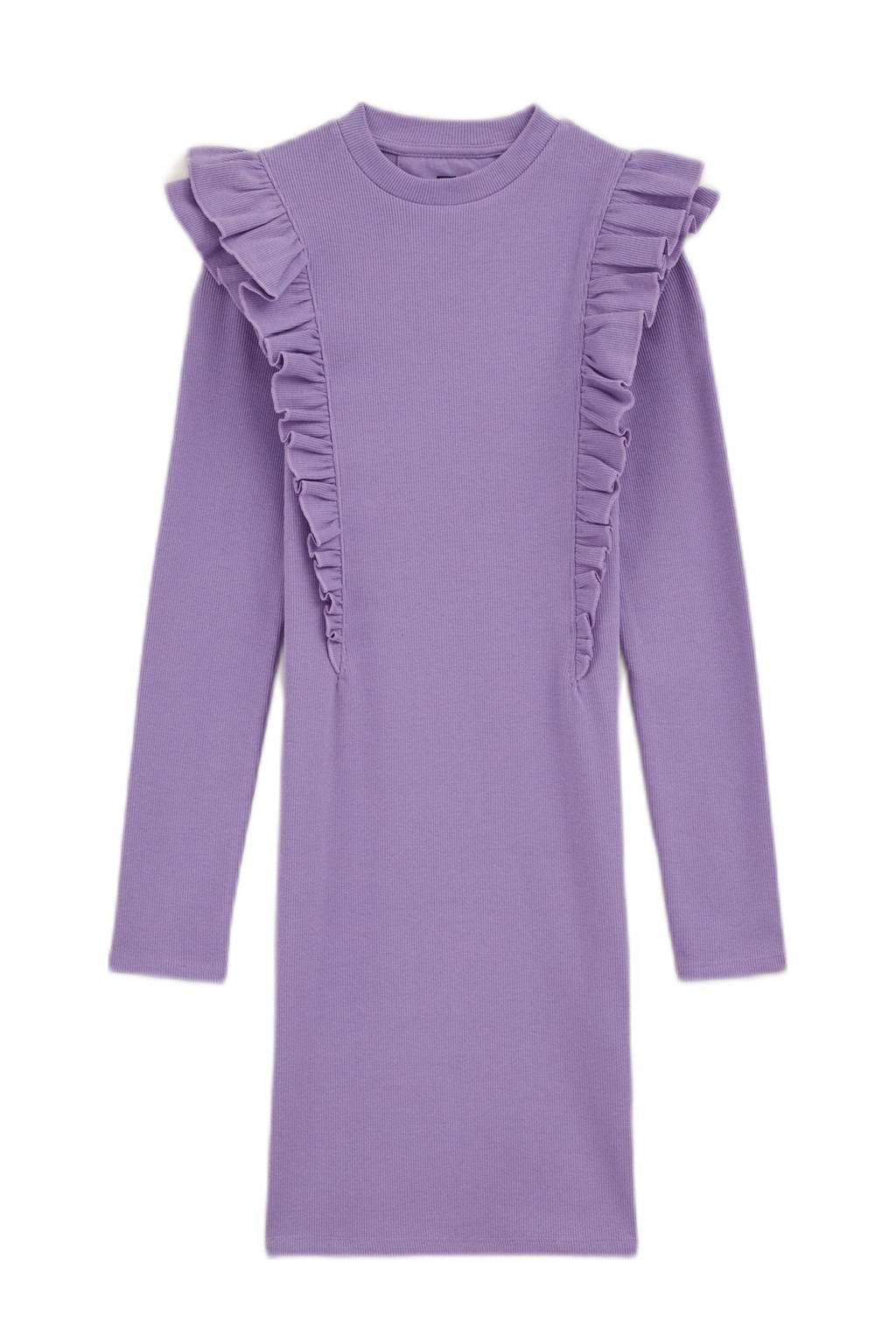 WE Fashion bodycon jurk paars