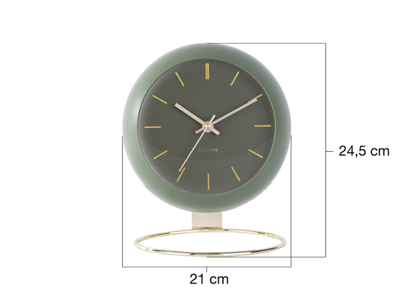 Table Clock Globe KA5832BK Black