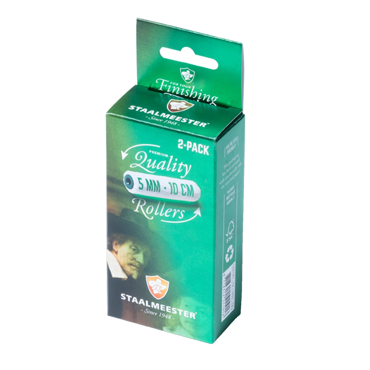 Staalmeester Viltrol voor alle verfsoorten - 10cm (2st)