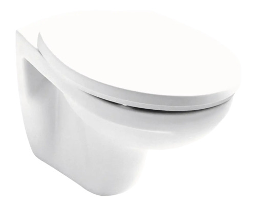 Ideal Standard Eurovit wandcloset, diepspoel, met rand, glanzend wit, zonder toiletzitting V390601