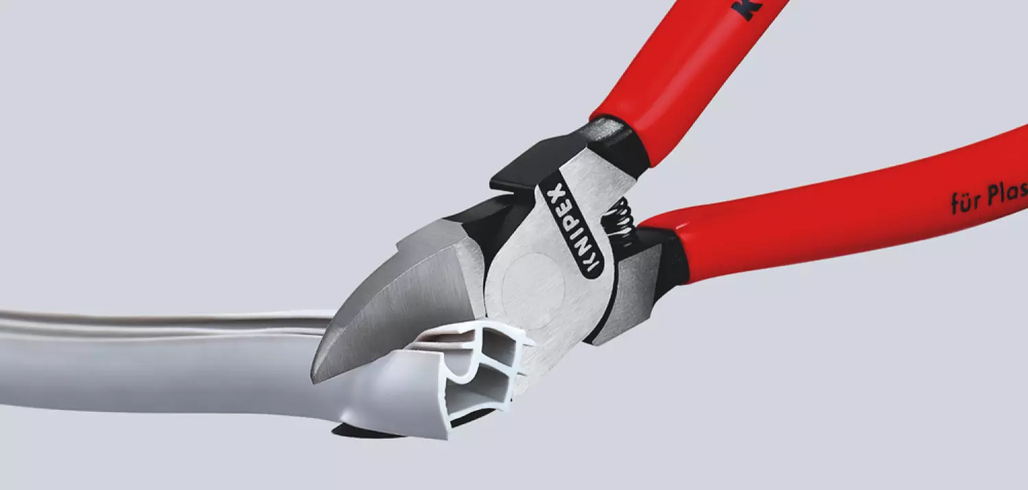 Knipex 7201180 Zijsnijtang voor kunststof - 180mm
