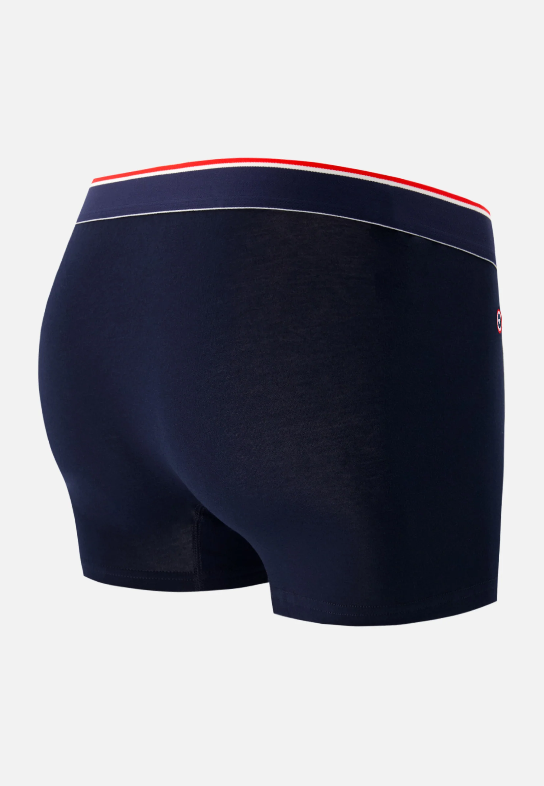 Boxer long en coton-Michel Marine