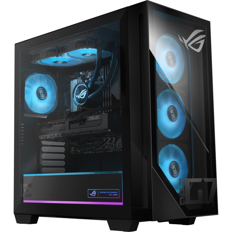 ASUS ROG G700 GM700TZ-DRR9700X029W AMD Ryzen™ 7 9700X 32 Go DDR5-SDRAM 2 To SSD NVIDIA GeForce RTX 5080 Windows 11 Home Tower PC Noir