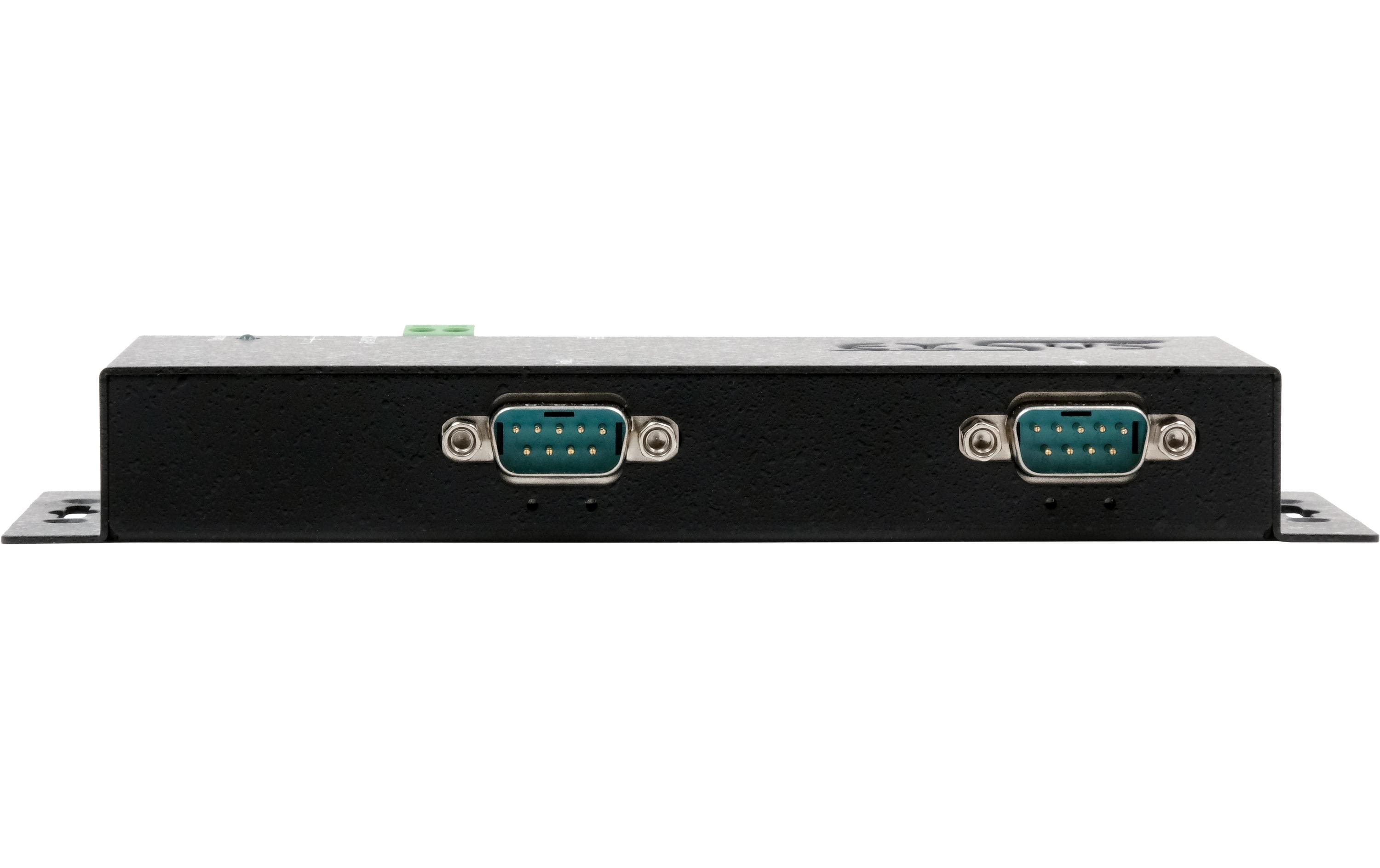 Serieller Geräteserver EX-6112-2 2-Port-RS-232<br>Ethernet zu 2x RS-232 port, inkl. 12V/3A Netzteil, nur für Windows