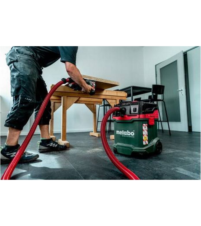 Metabo Akku-Nass-/Trockensauger AS 36-18 M 30 PC-CC Solo Akku-Sauger der Staubklasse M mit integrierter Filterabreinigung