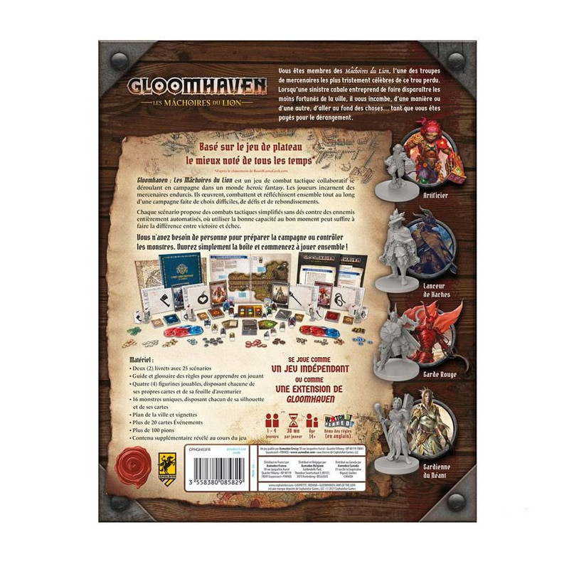 Gloomhaven - Les Mâchoires du Lion