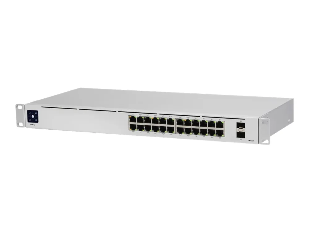 Ubiquiti UniFi Switch USW-24-POE - Switch - Administreret - 24 x 10/100/1000 (16 PoE )   2 x Gigabit SFP - desktop, monterbar på stativ - PoE  (95 W)