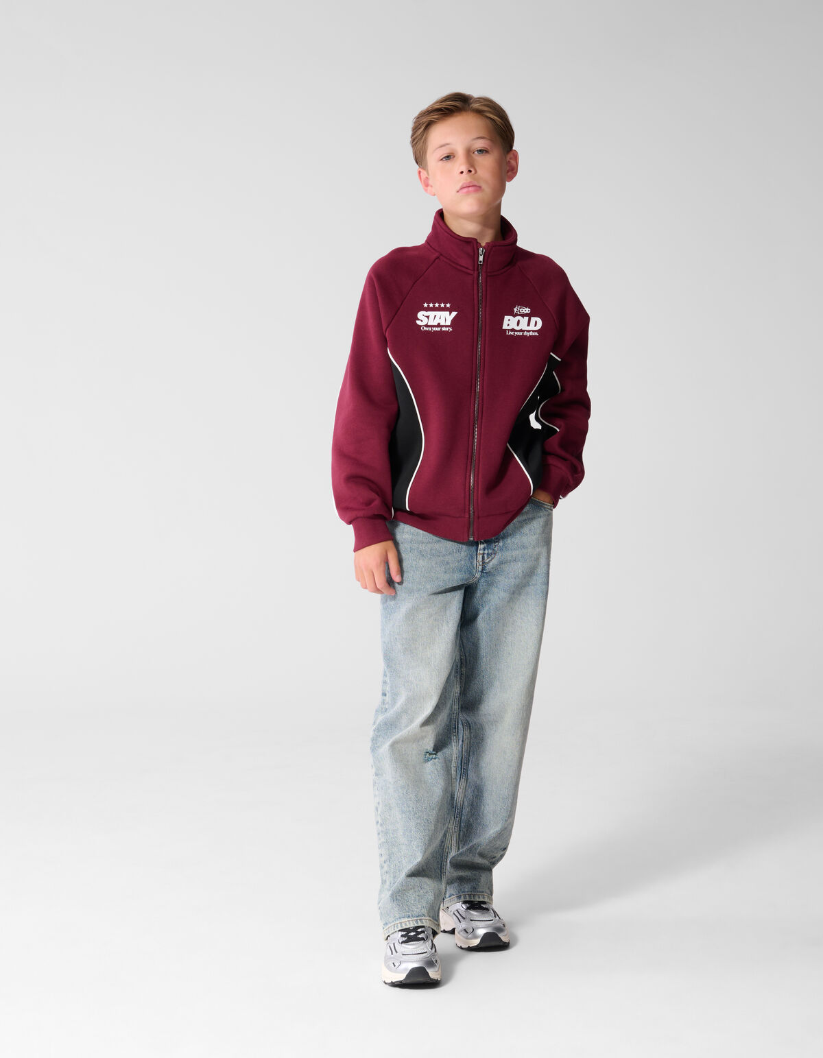 Sporty Piping Jack Donkerrood