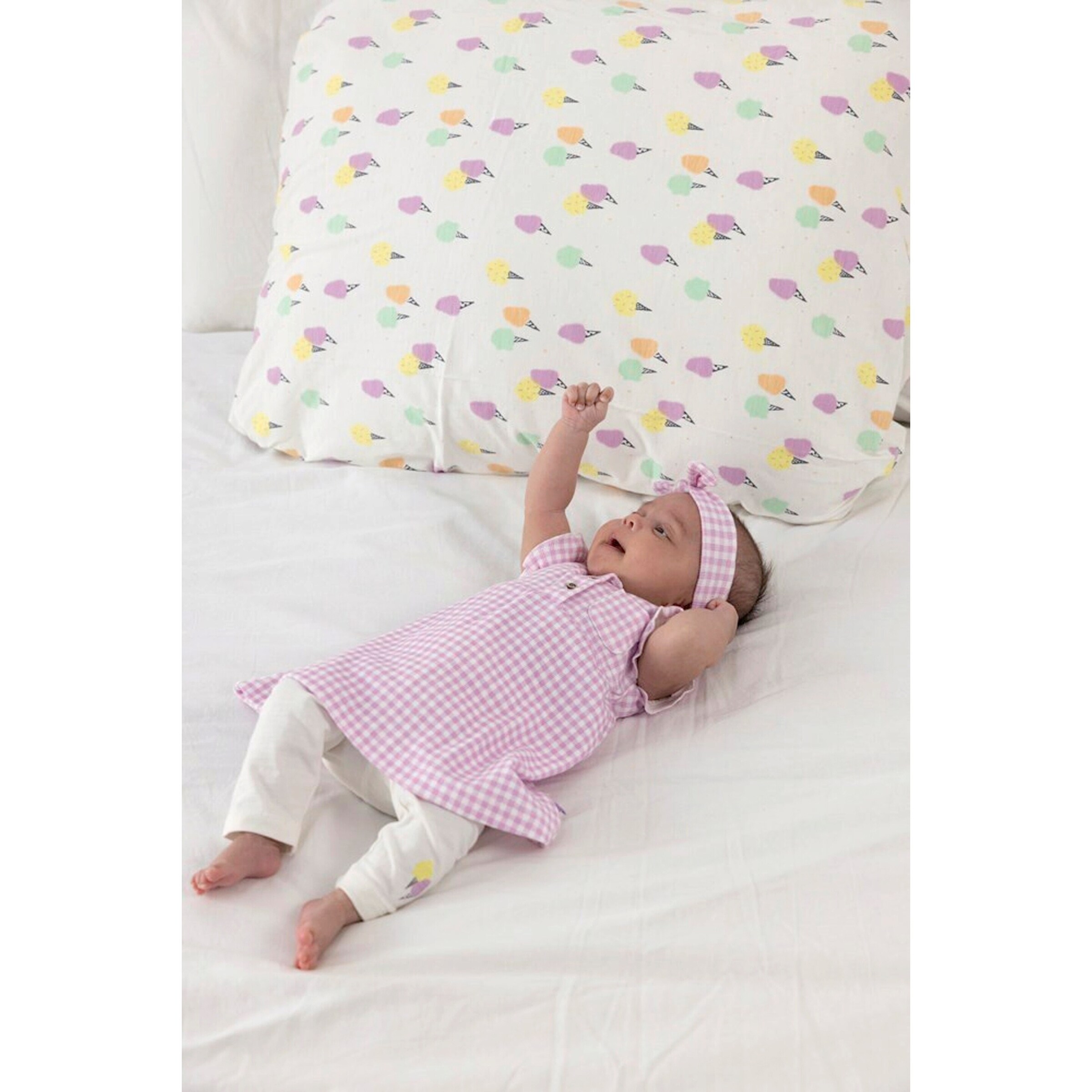 Feetje Kleid Flügelarm Karo