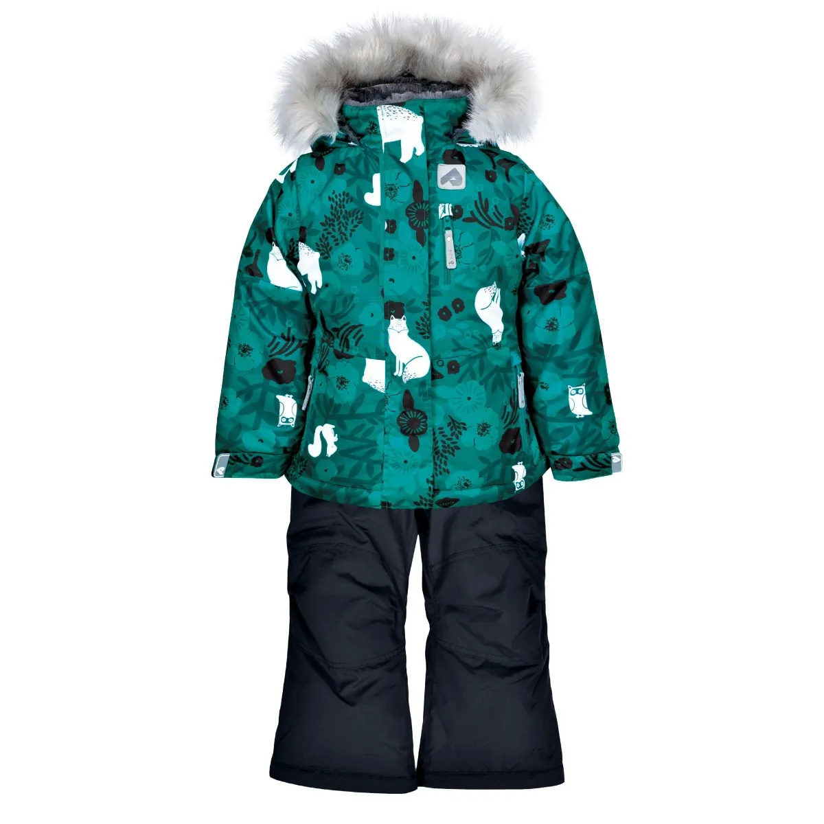 Perlimpinpin Habit de Neige 2 Pièces Forêt 2-6ans