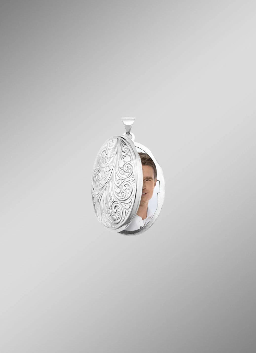 Elegantes Medaillon aus Silber 925/- fein