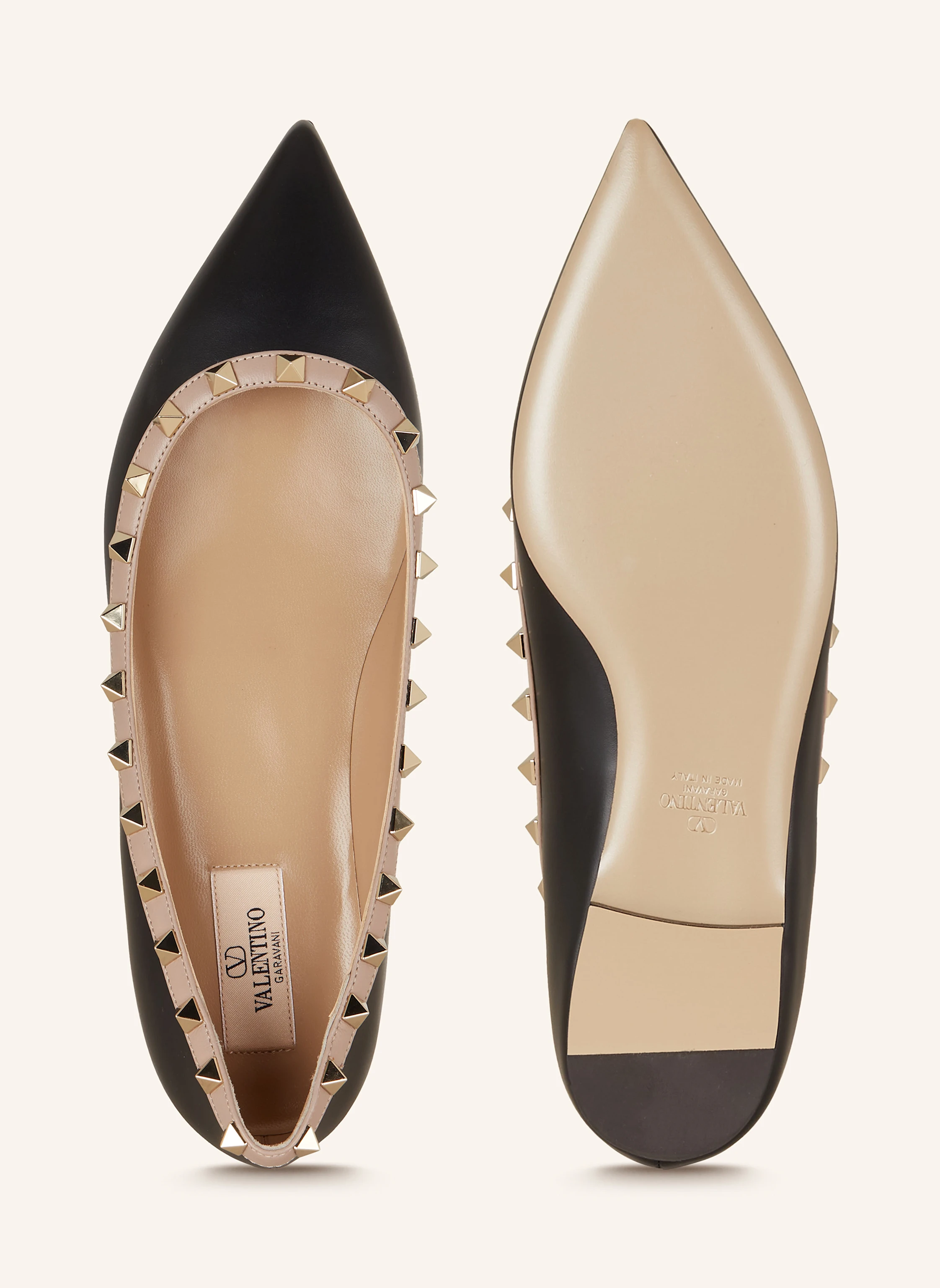 VALENTINO GARAVANI Ballerinas ROCKSTUD