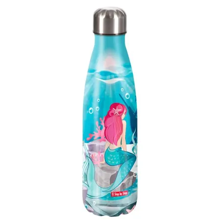 Step by Step Isolierte Edelstahl-Trinkflasche 