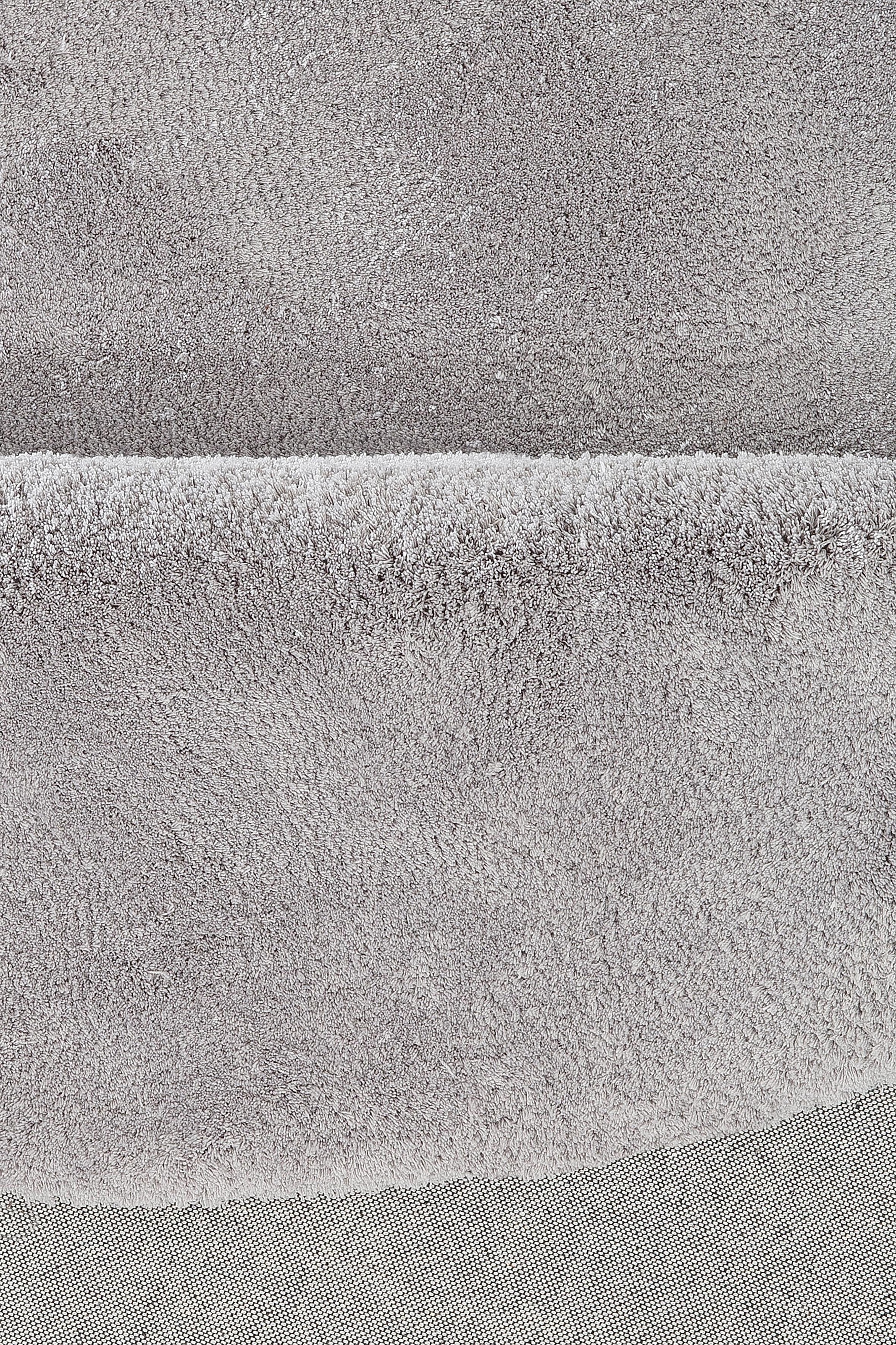 my home Hochflor-Teppich »Microfaser Teppich Magong, besonders weich, sehr feiner Flor« rund 25 mm Höhe unifarben, weiche Teppiche, Wohnzimmer, Schlafzimmer, Kinderzimmer