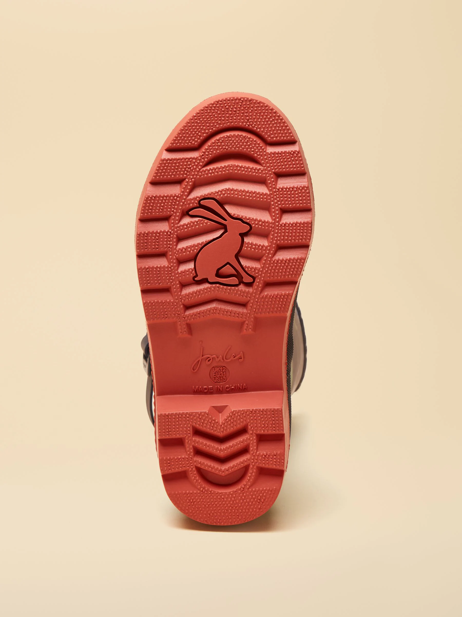 Navy & Red Dinosaur - Joules kinderregenlaarzen met print
