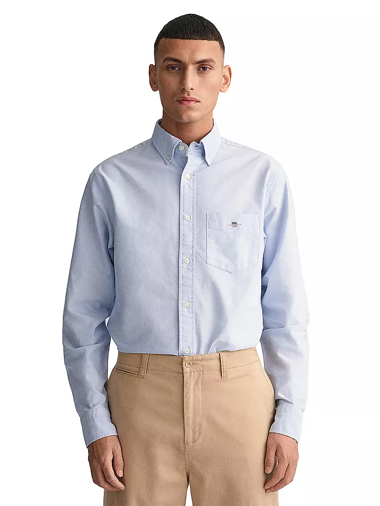GANT Hemd Regular Fit hellblau