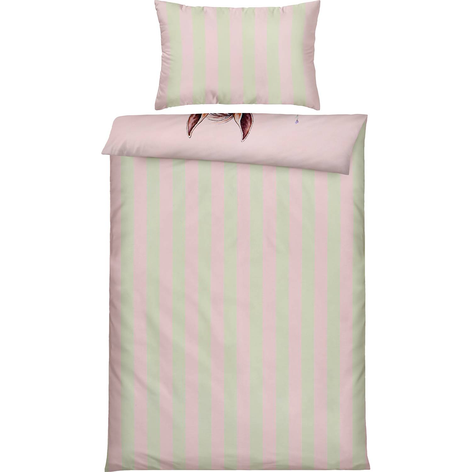 REDBEST Microfaser-Satin Kinder-Wendebettwäsche