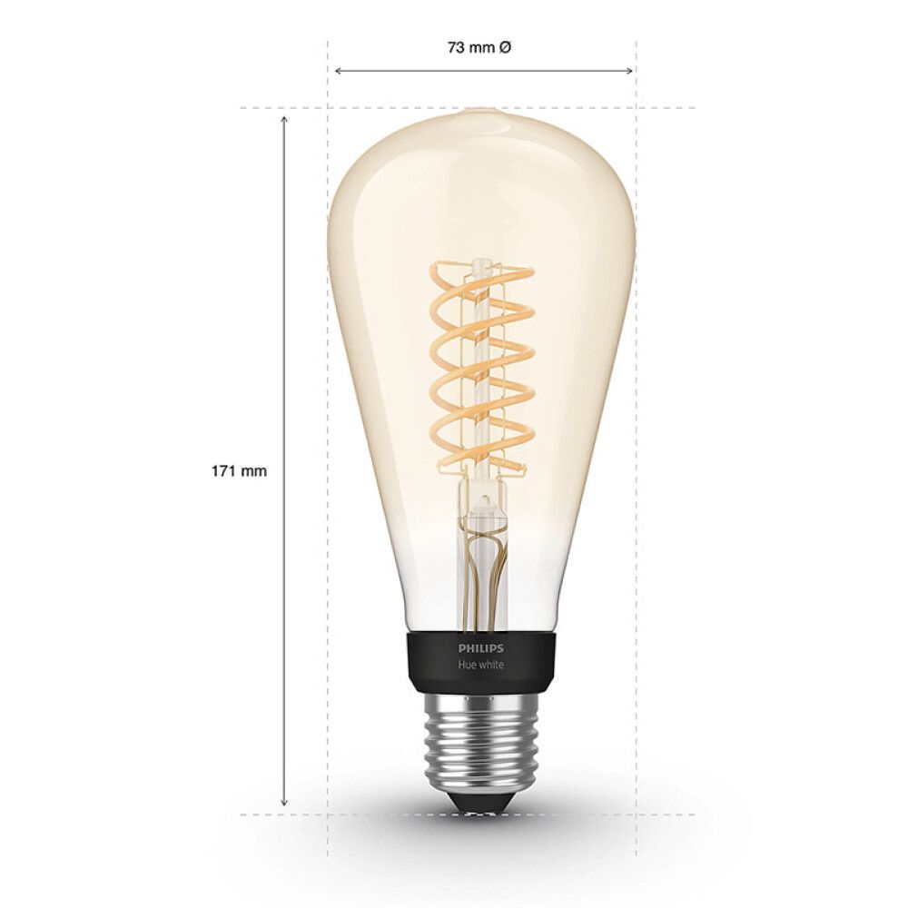 LYSPÆRE PHILIPS HUE WHITE FIL ST72 7W