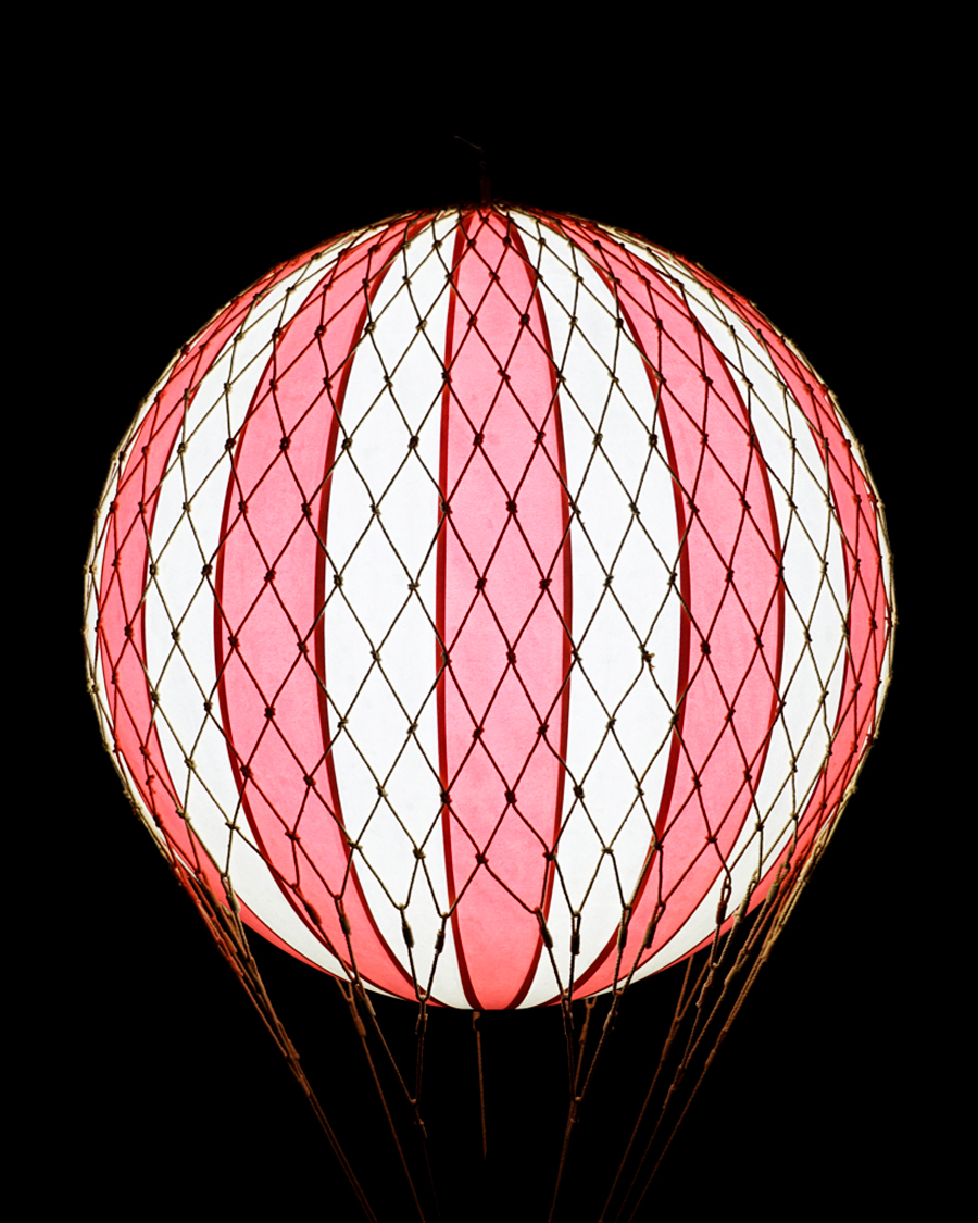 Authentic Models Travels Light Led Balloon True Red