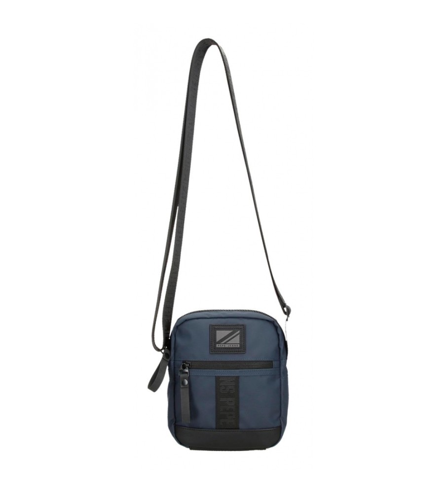 Bolsa de ombro pequena Pepe Jeans Hoxton em azul marinho
