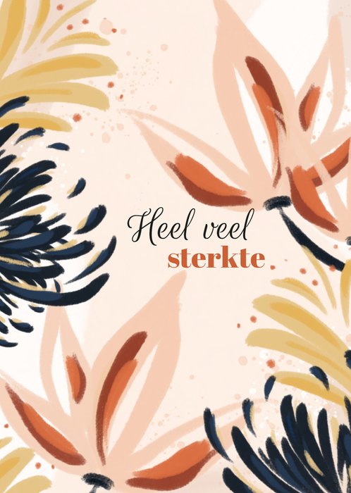 Greetz | Sterkte kaart | bloemen | veel sterkte