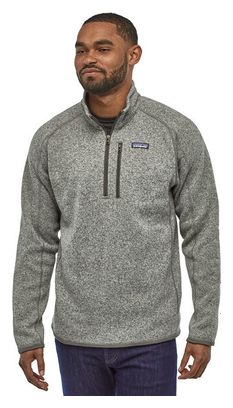 Pull Patagonia Better Sweater 1/4 Zip Gris