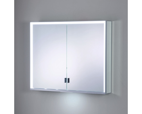 KEUCO Royal Lumos spiegelkast, 80 x 16,5 x 73,5 cm, gespiegeld, 2-deurs, LED, IP 24, 723