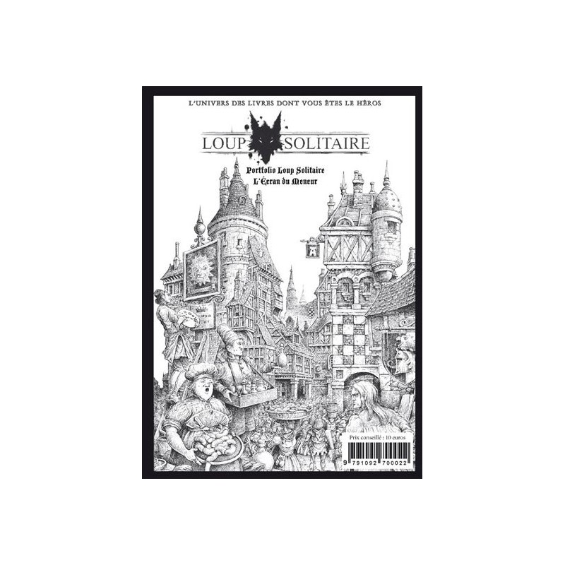 Loup solitaire - L'ecran