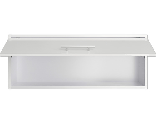 Optifit wandkast Rurik986 BxDxH 90x34,9x35,2 cm wit glanzend, gedemonteerd