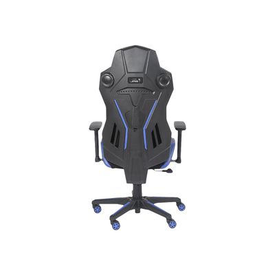 Fauteuil gamer ONLINE - accoudoirs réglables - enceintes intégrées - noir et bleu