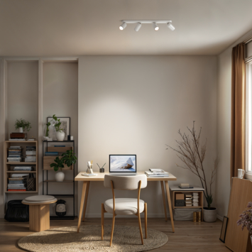 Philips spot Pongee 4-lichts wit