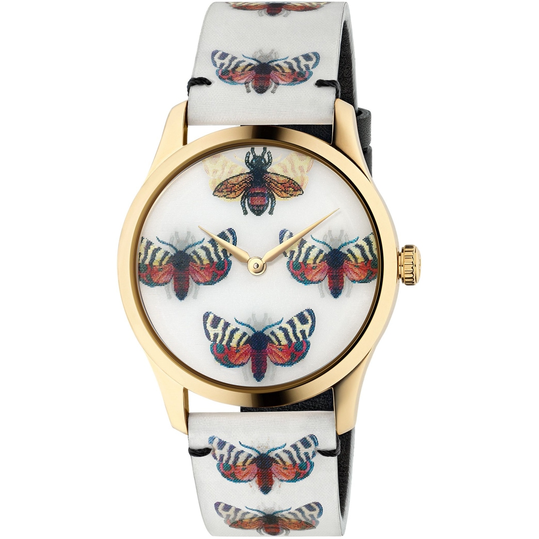 Gucci G-Timeless M Hologram Bees & Butterflies