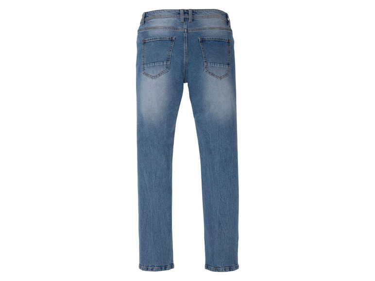 Jeans voor heren, straight fit, biokatoen en elastaan