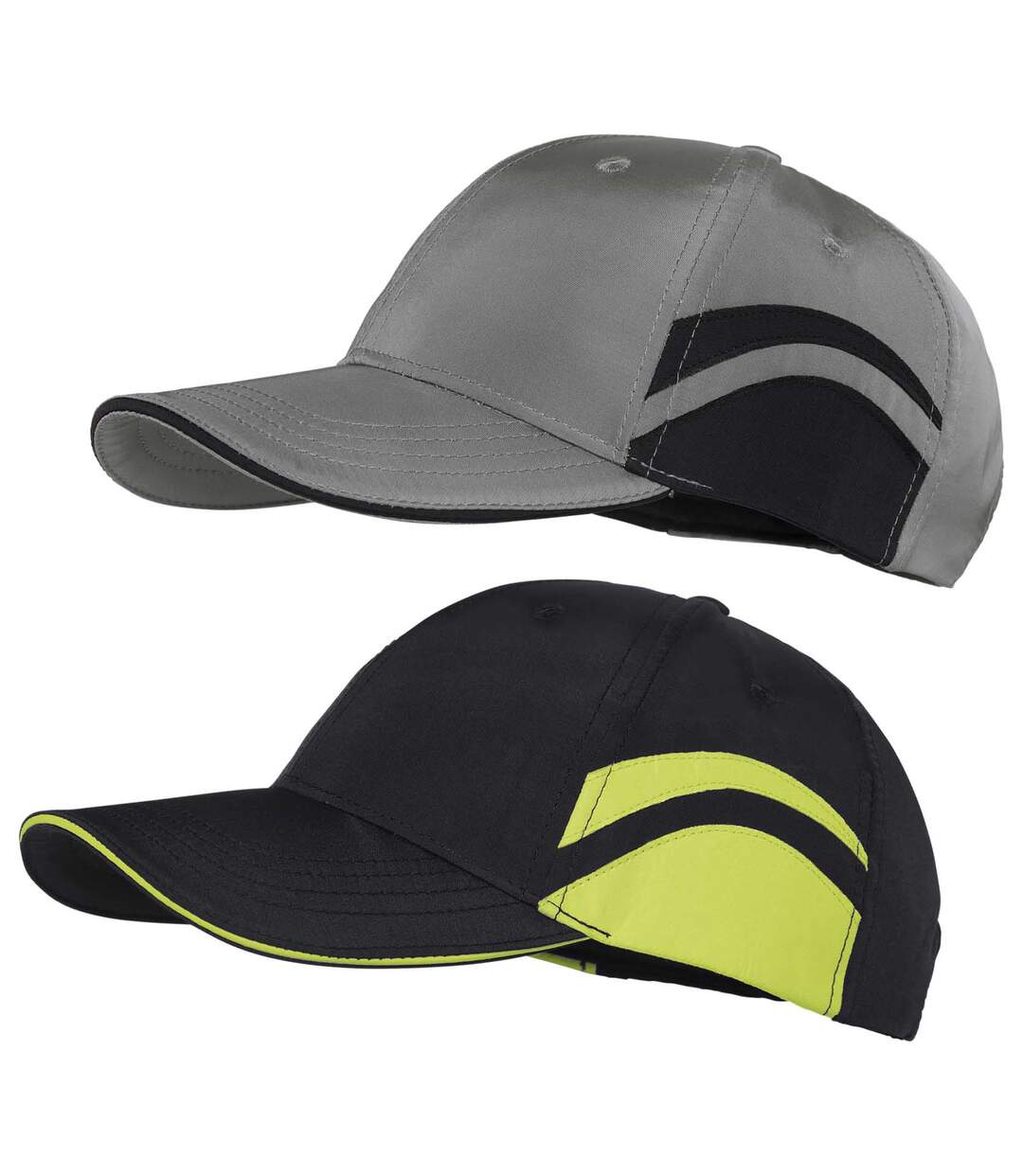 Lot de 2 Casquettes Microfibre Estivales