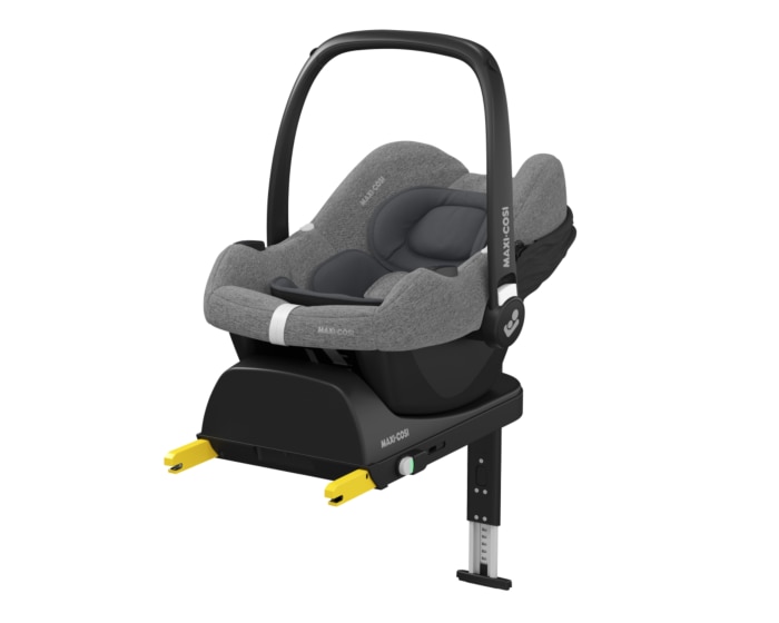 CabrioFix i-Size 0 - 12 M  40 - 75 cm   0 - 12 kg    i-Size-Sicherheit |    3,2 kg leicht |    Flexibles Travelsystem |    Großes, schützendes Sonnenverdeck |