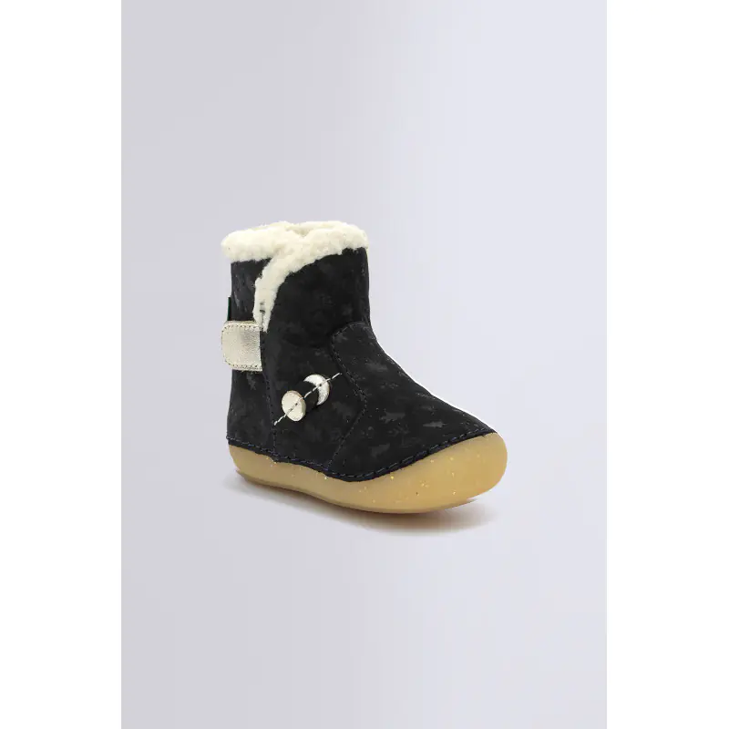 SO WINDY MARINE OR FANTAISIE BOOTS Cuir Fille