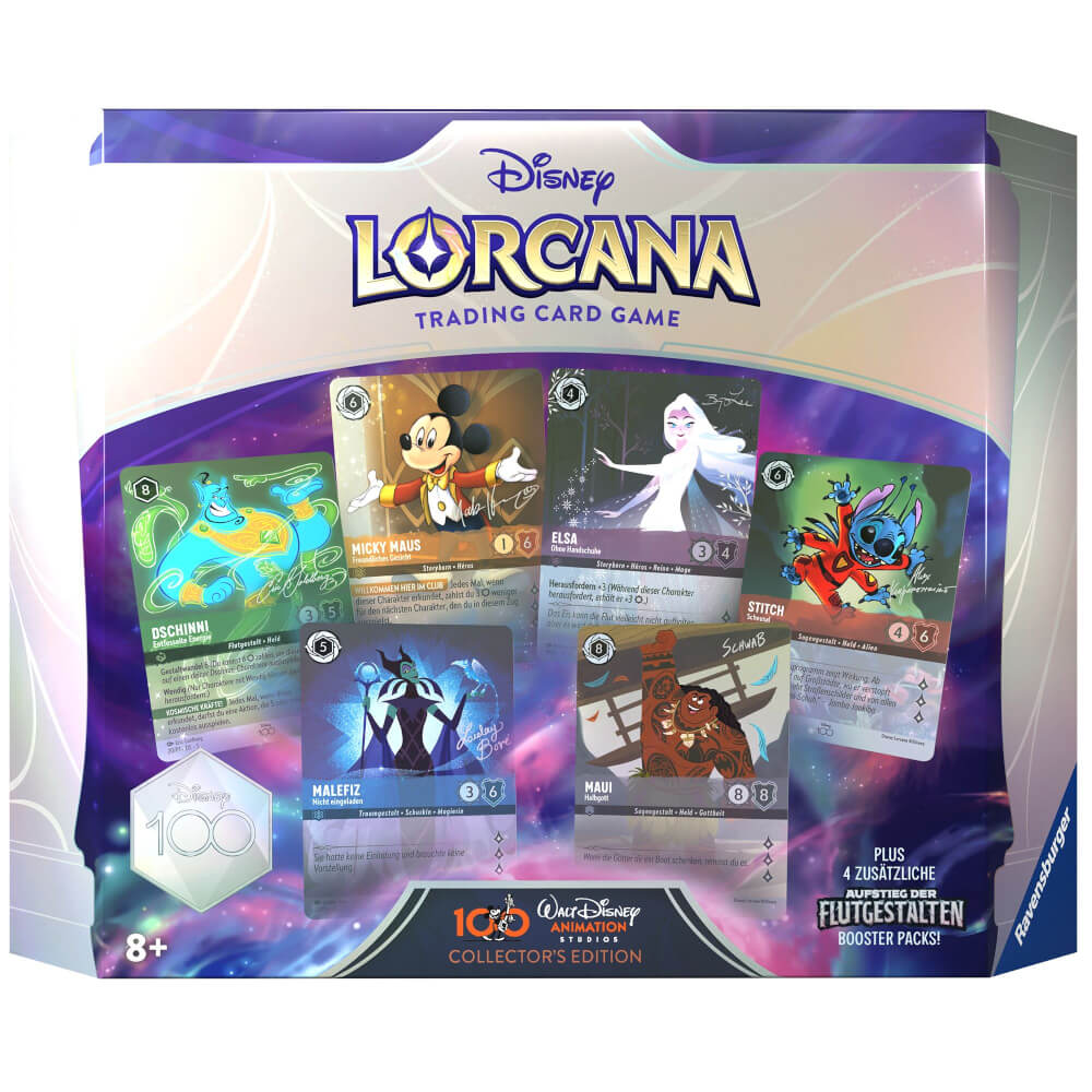 Disney Lorcana Trading Card Game: Aufstieg der Flutgestalten - D100 Geschenk-Set (Deutsch)