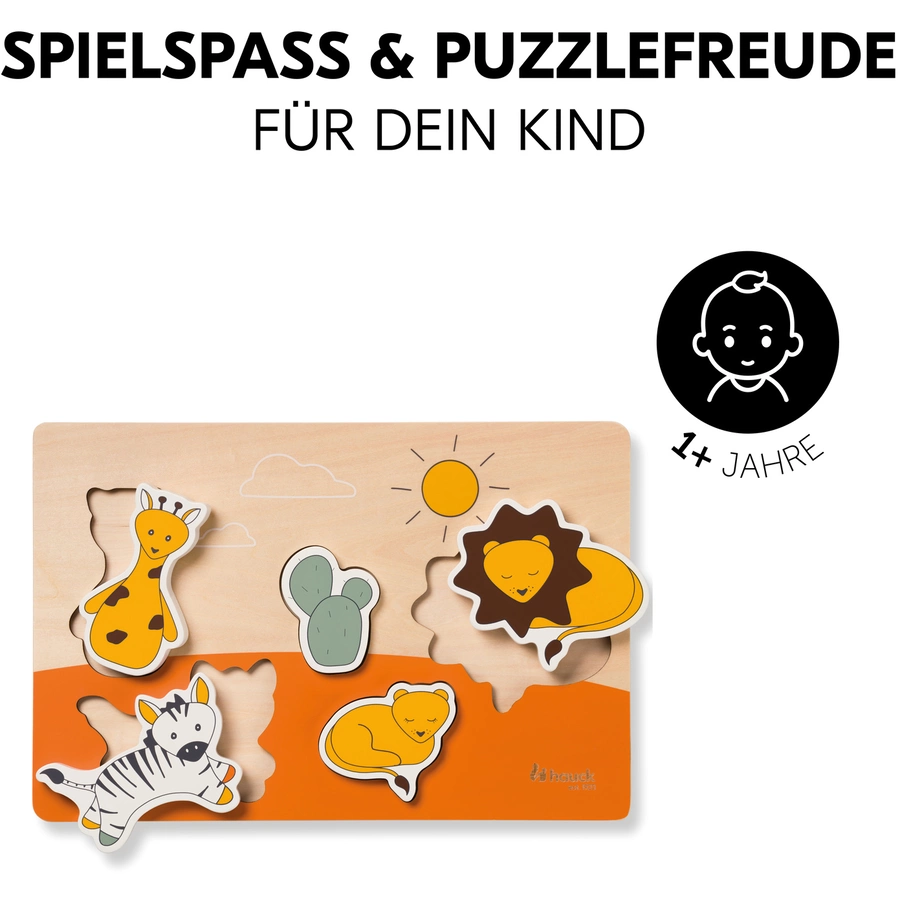 hauck Steckpuzzle Puzzle N Fit Safari
