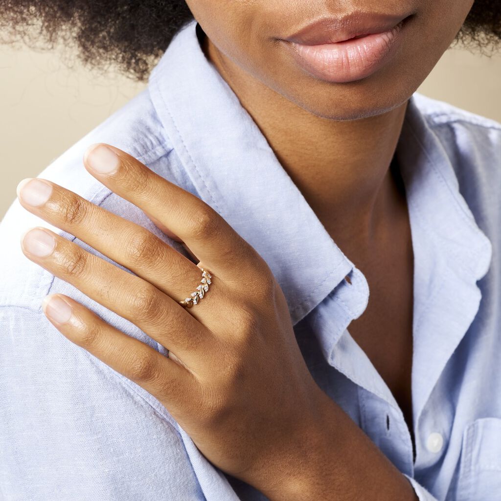 Bague Berinice Or Jaune Diamant