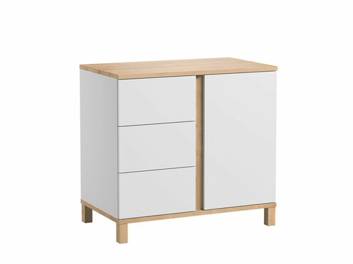 Chambre DUO ALTITUDE lit 70x140+commode Blanc - VOX
