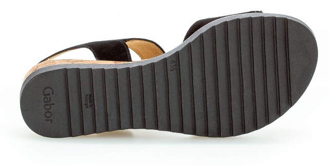 Gabor Sandalette »GENUA«  , Sommerschuh, Sandale, Keilabsatz, mit kleinem Stretch, Weite G